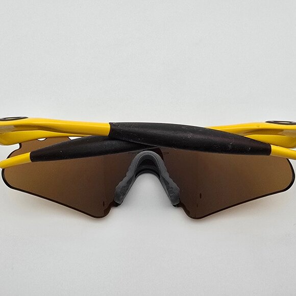 Oakley Custom M Frame Yellow Frame Vented Golf Gold Iridium Hybris S Sunglasses - Picture 9 of 12